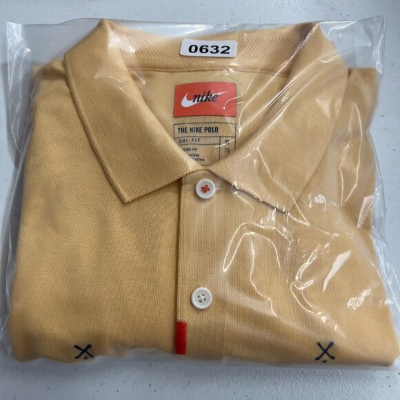 Nike The Nike Polo Dri - Fit Mens Yellow Shirt XL Cotton Blend - Picture 7 of 7